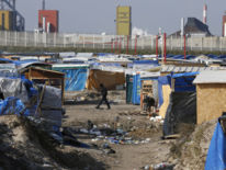 The 'Jungle' camp at Calais