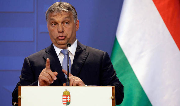 Viktor Orban has urged his country to say no to migrants 