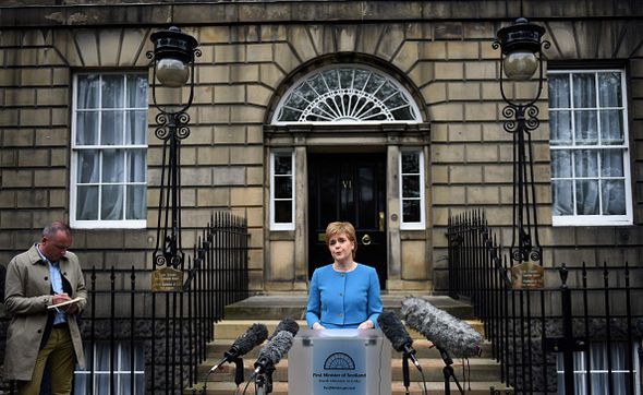Ms Sturgeon does not fly the nation's flag despite being paid by UK taxpayers