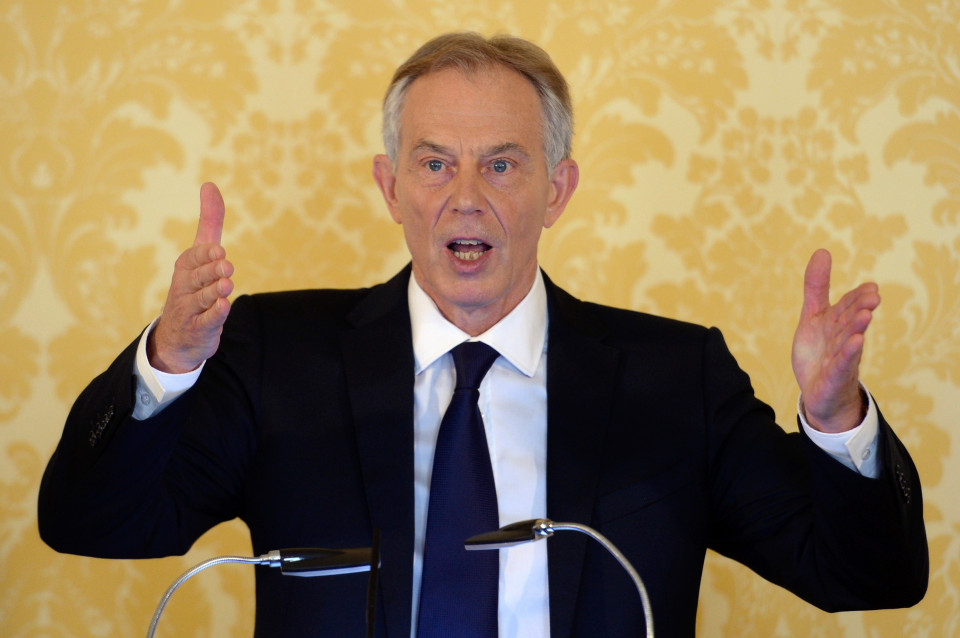 Former British Prime Minister Tony Blair 